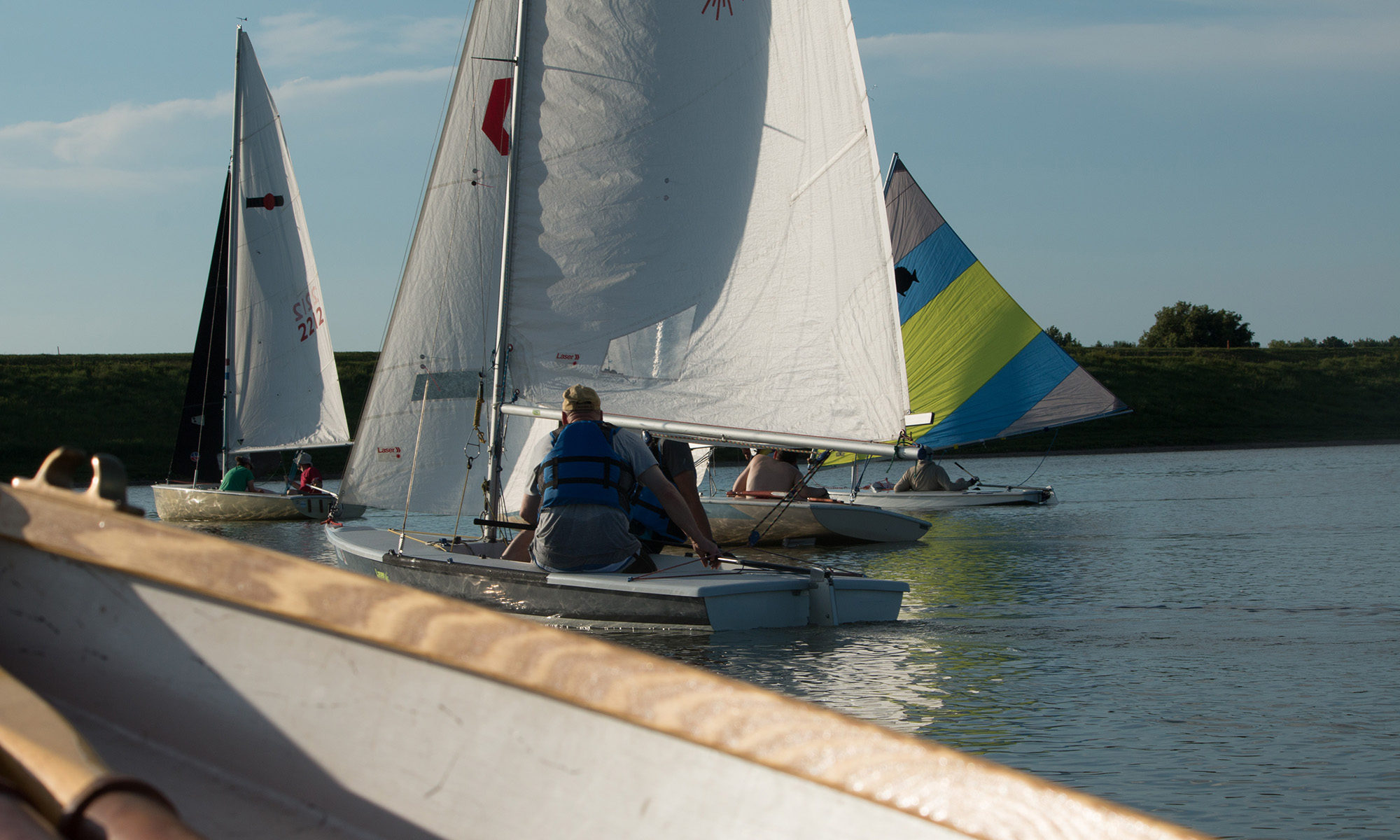 Sailboats Racing